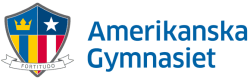 Amerikanska Gymnasiet logotyp
